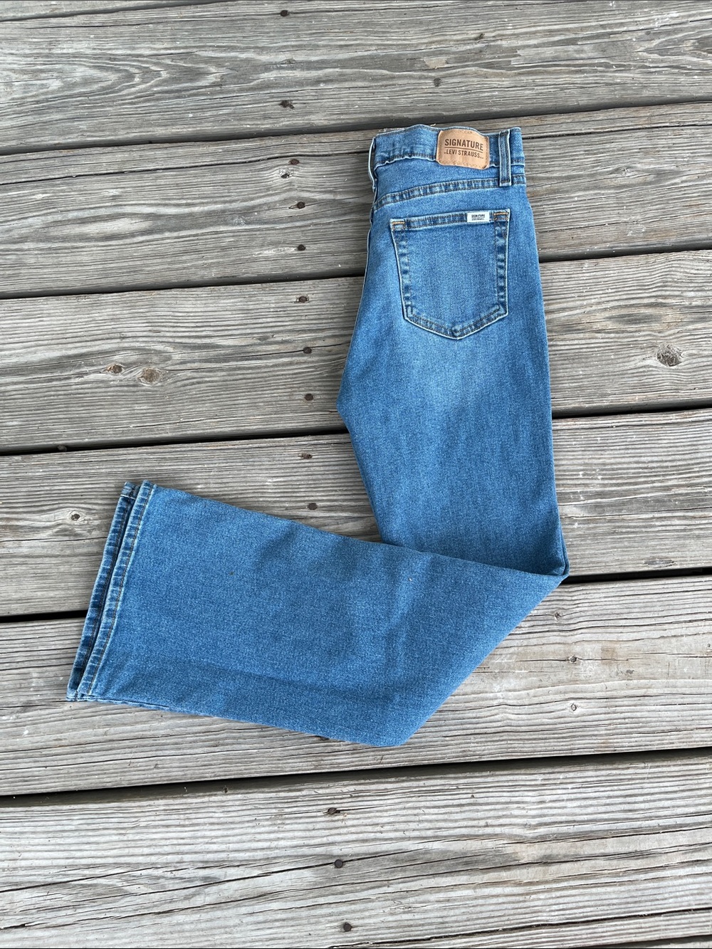 Signature by Levi Strauss Light Blue Flare Jeans